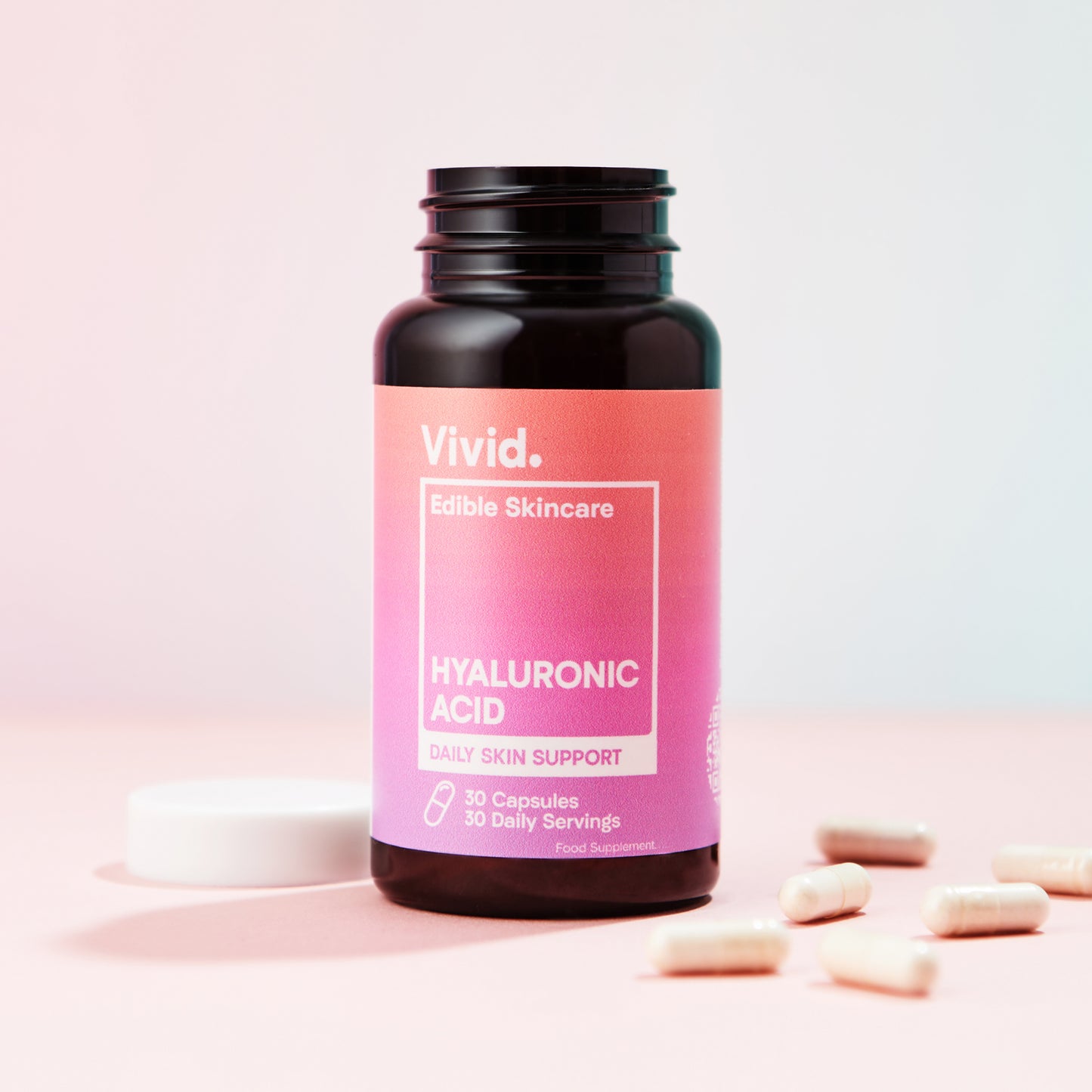 Hyaluronic Acid Capsules Vivid.Edible.Skincare